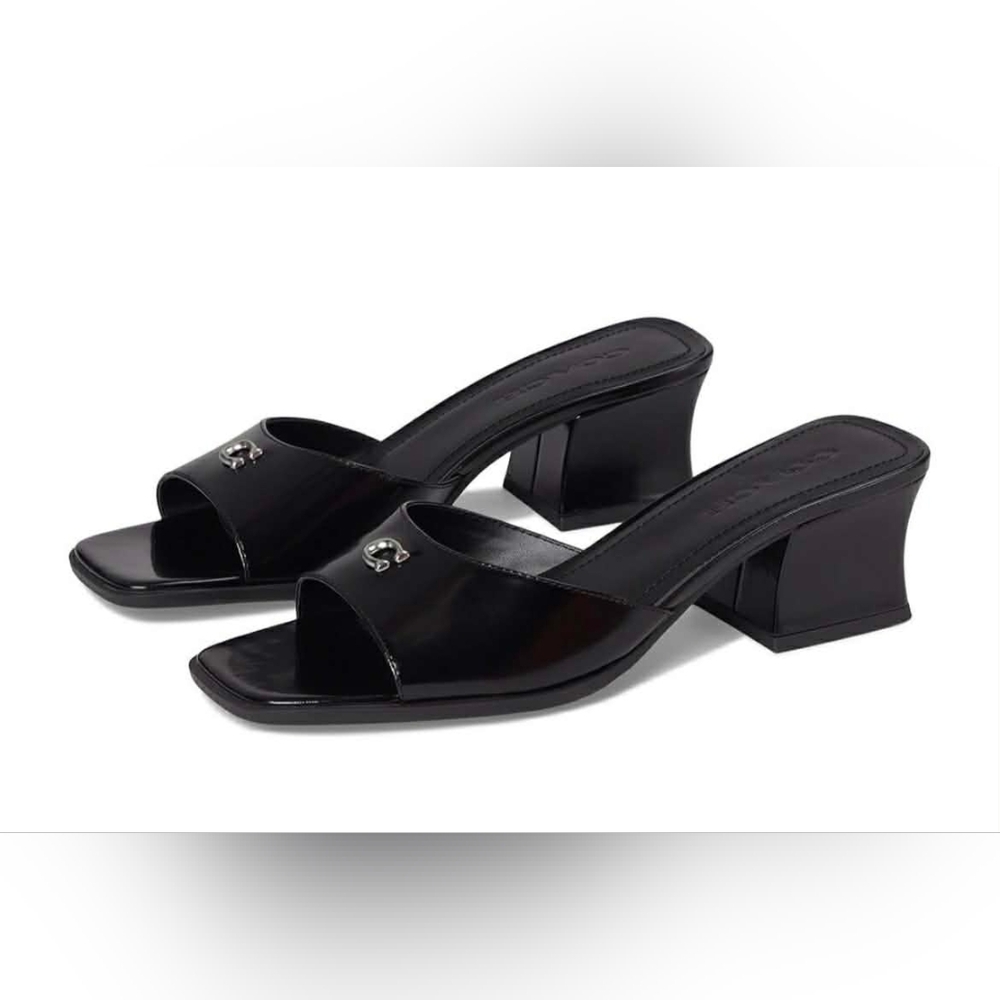 Coach Sculpted C Block He Sandal, Size 7B